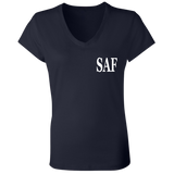 SAF - Ladies' Jersey V-Neck T-Shirt