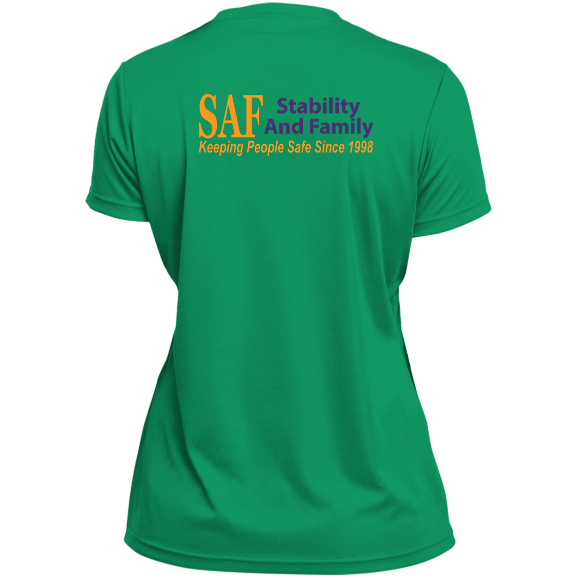 SAF - Ladies’ Moisture-Wicking V-Neck Tee