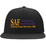 SAF - Flat Bill Twill Flexfit Cap