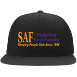SAF - Flat Bill Twill Flexfit Cap
