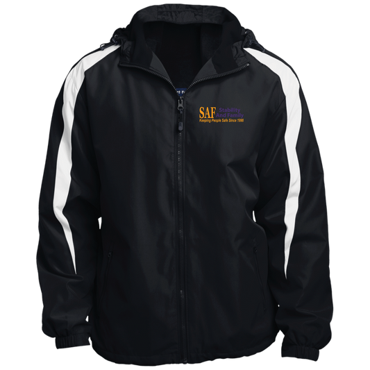 SAF - Fleece Lined Colorblocked Hooded Jacket
