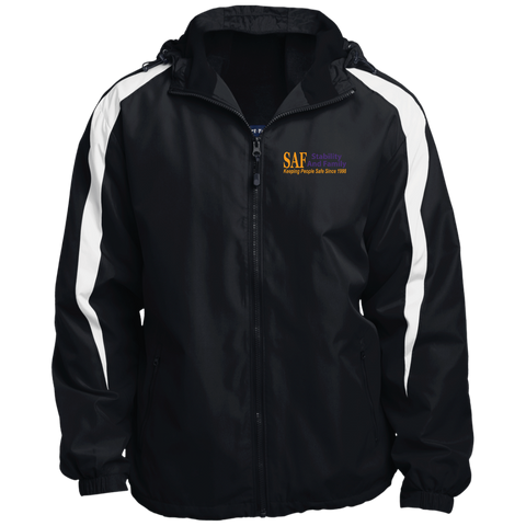 SAF - Fleece Lined Colorblocked Hooded Jacket