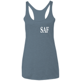 SAF - Ladies' Triblend Racerback Tank
