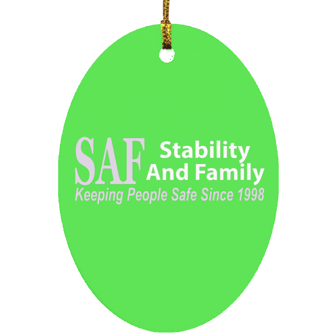 SAF - Oval Ornament