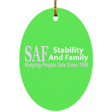 SAF - Oval Ornament