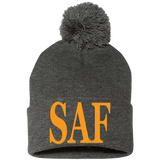 SAF - Pom Pom Knit Cap