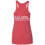 SAF - Ladies' Triblend Racerback Tank