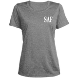 SAF - Ladies' Heather Scoop Neck Performance Tee