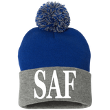 SAF - Pom Pom Knit Cap