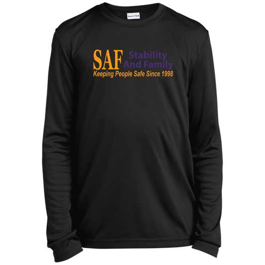 SAF - Youth Long Sleeve Performance Tee
