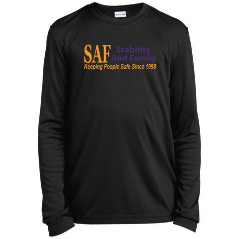 SAF - Youth Long Sleeve Performance Tee