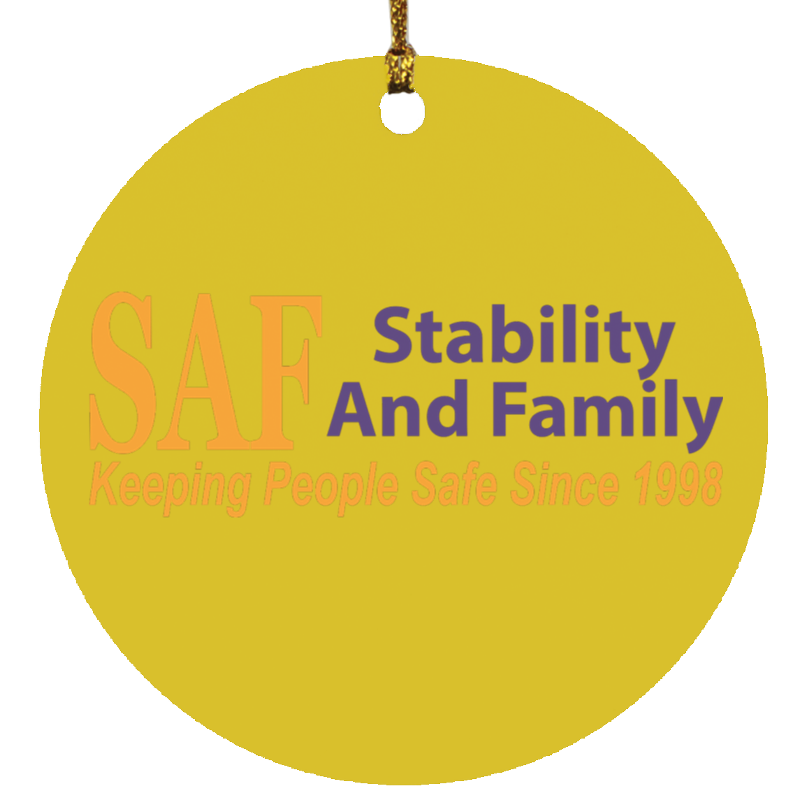 SAF - Circle Ornament