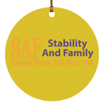 SAF - Circle Ornament
