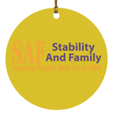 SAF - Circle Ornament