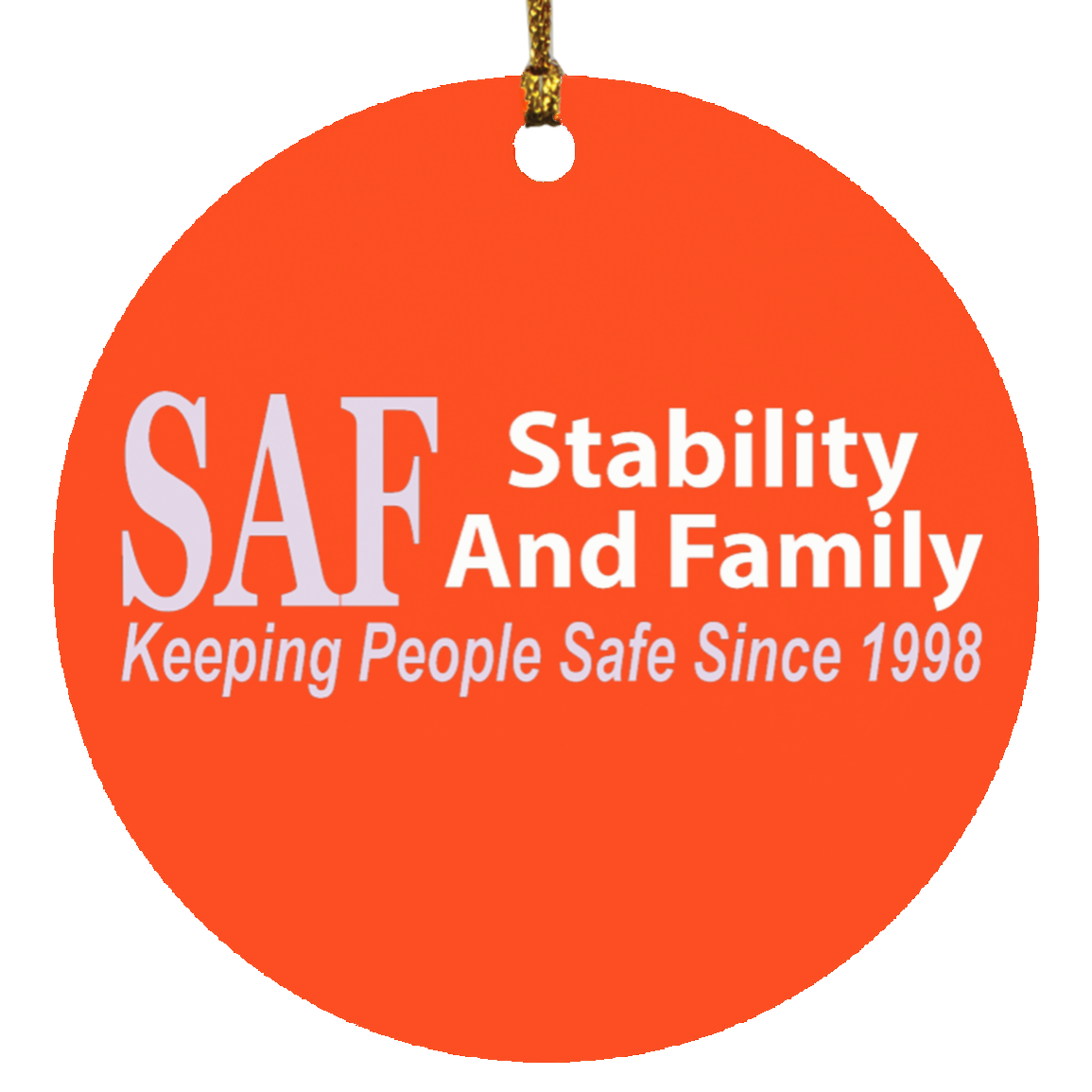 SAF - Circle Ornament