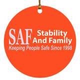 SAF - Circle Ornament