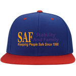 SAF - Flat Bill High-Profile Snapback Hat