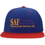 SAF - Flat Bill High-Profile Snapback Hat