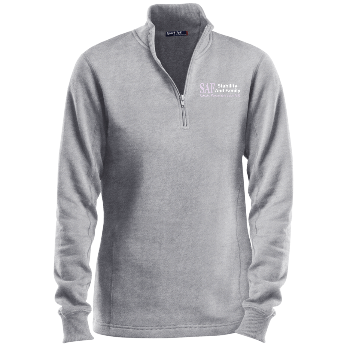 SAF - Ladies' 1/4 Zip Sweatshirt