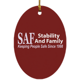 SAF - Oval Ornament