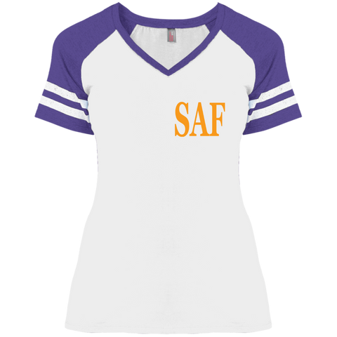 SAF - Ladies' Game V-Neck T-Shirt