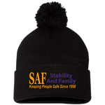 SAF - Pom Pom Knit Cap