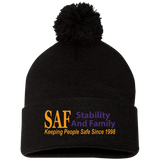 SAF - Pom Pom Knit Cap