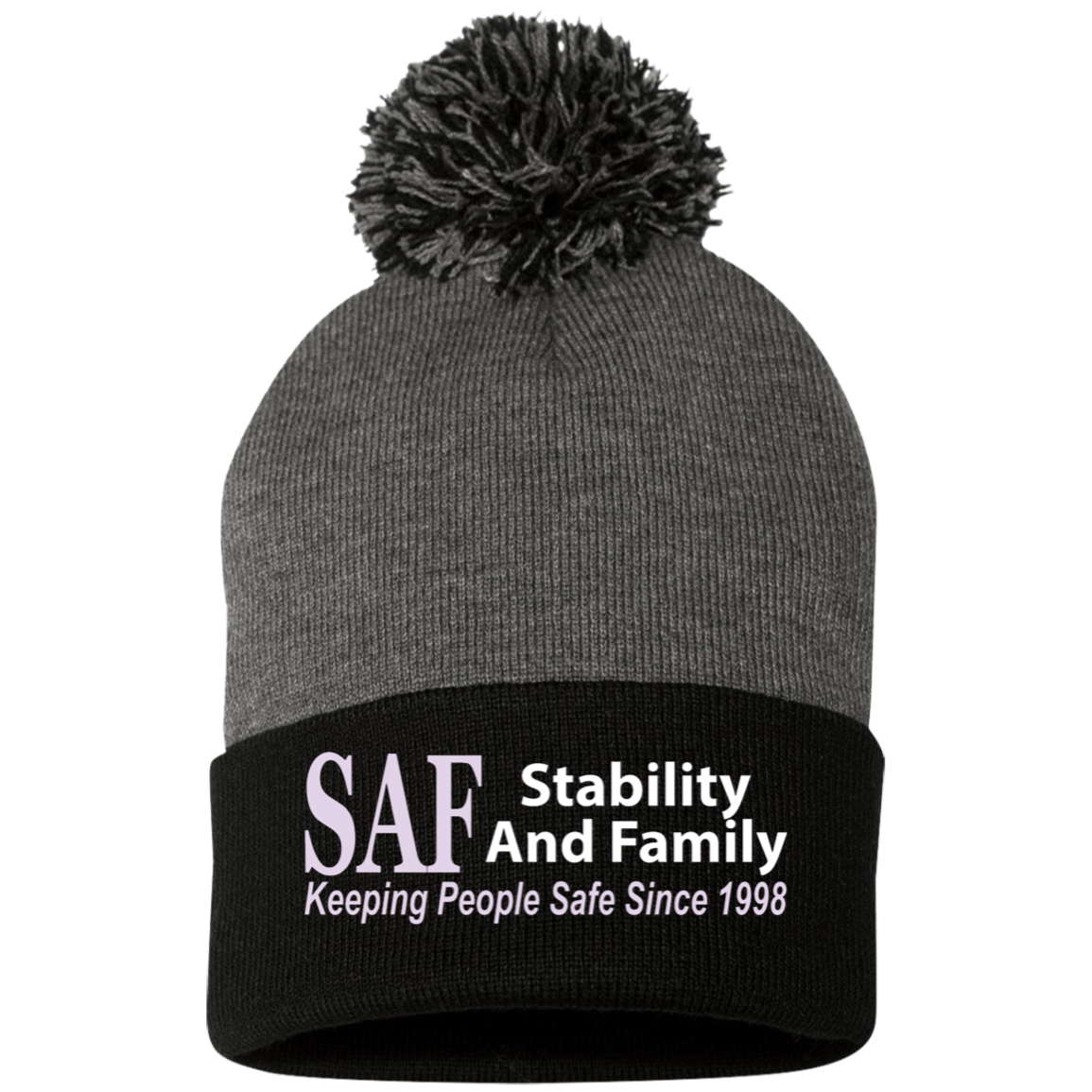 SAF - Pom Pom Knit Cap