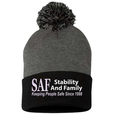 SAF - Pom Pom Knit Cap