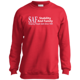 SAF - Youth Crewneck Sweatshirt