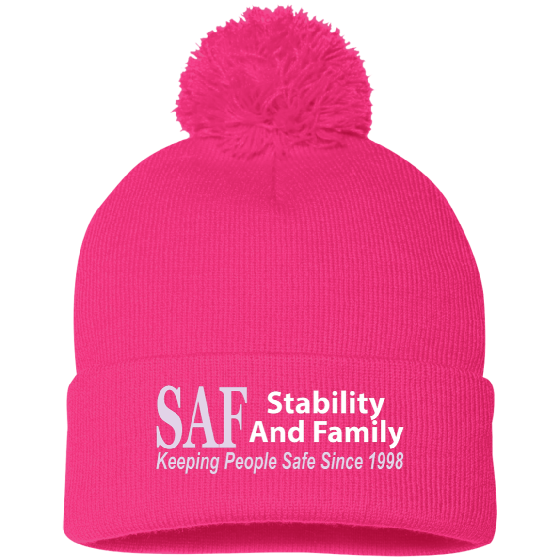 SAF - Pom Pom Knit Cap