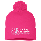 SAF - Pom Pom Knit Cap