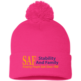 SAF - Pom Pom Knit Cap