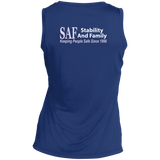 SAF - Ladies' Sleeveless V-Neck Performance Tee