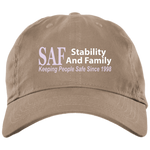 SAF - Brushed Twill Unstructured Dad Cap