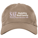 SAF - Brushed Twill Unstructured Dad Cap