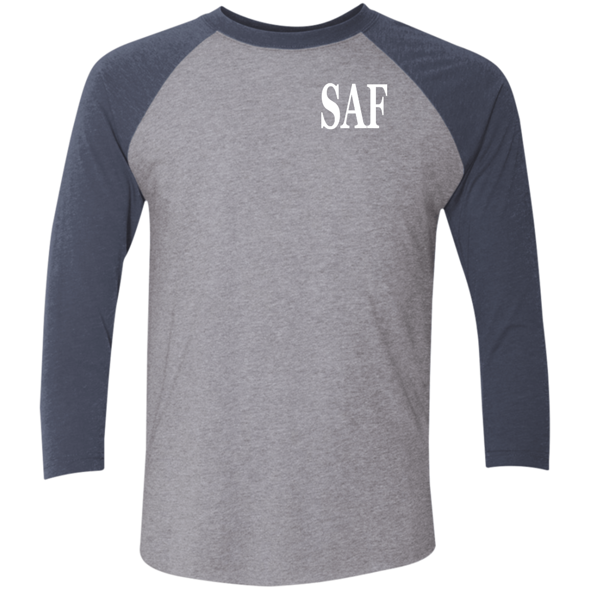 SAF - Tri-Blend 3/4 Sleeve Raglan T-Shirt