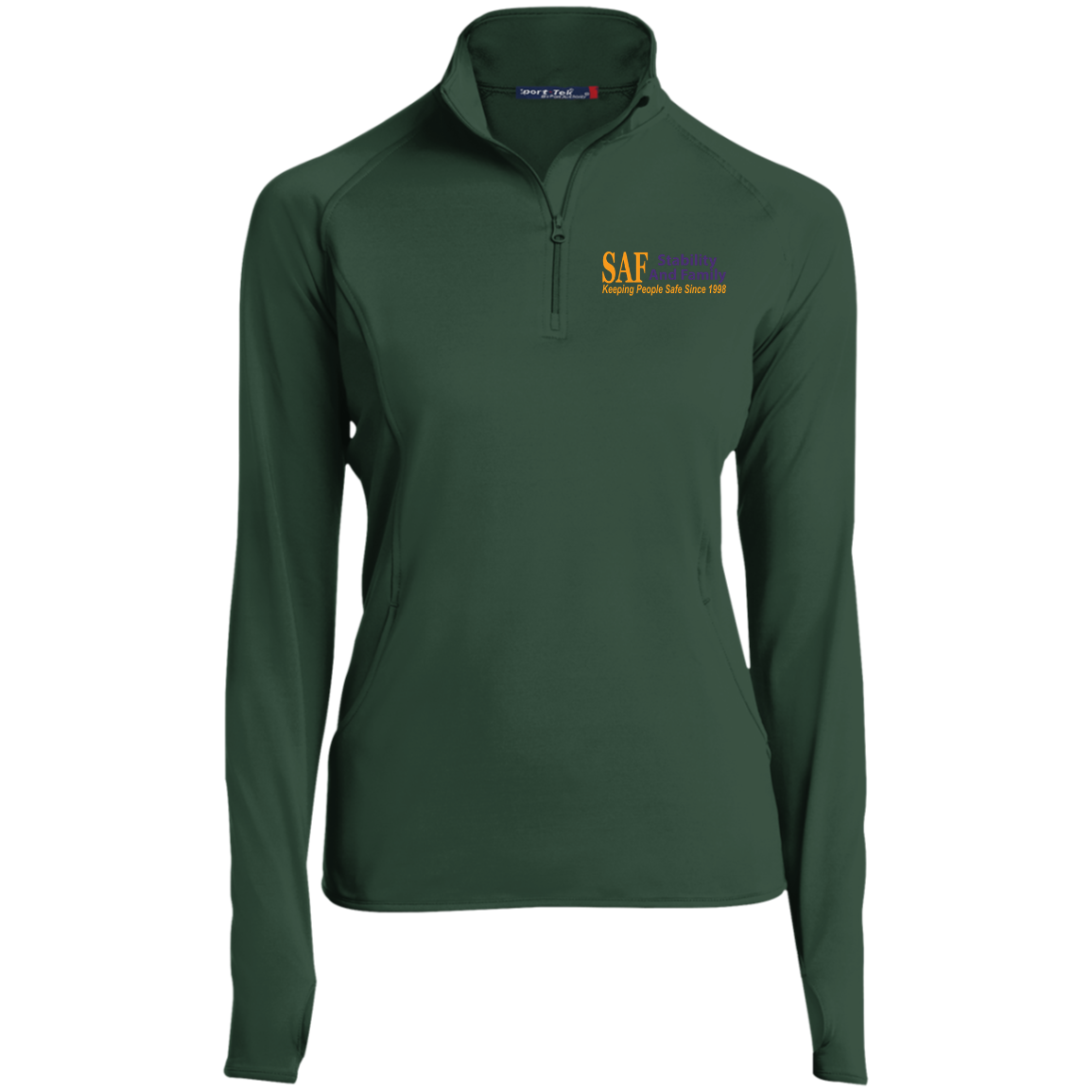SAF - Women's 1/2 Zip Performance Pullover