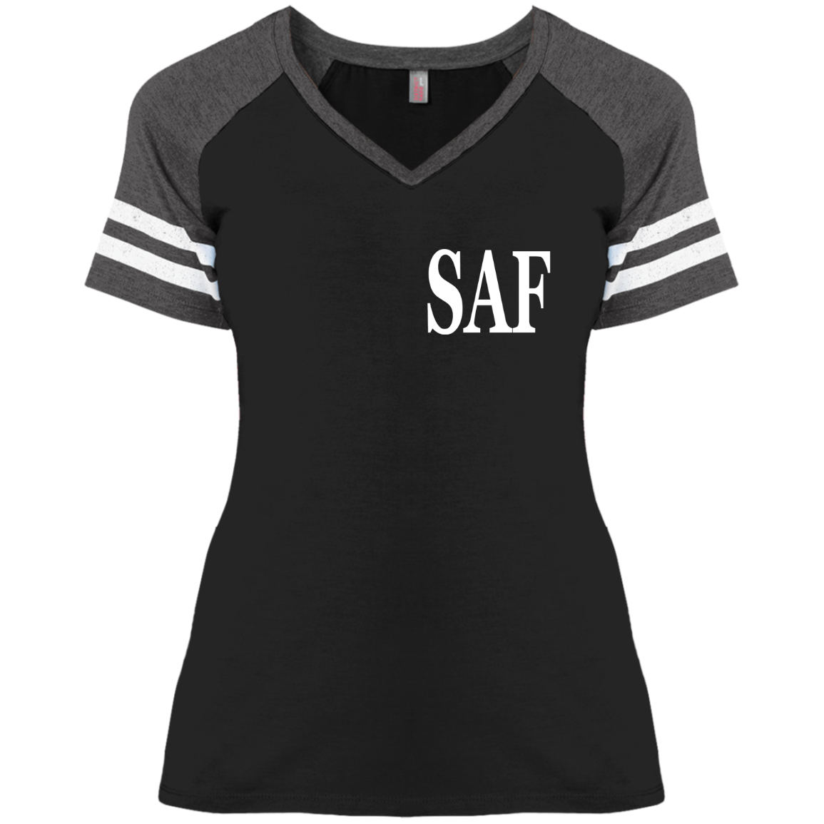SAF - Ladies' Game V-Neck T-Shirt