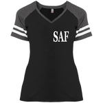 SAF - Ladies' Game V-Neck T-Shirt