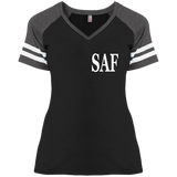 SAF - Ladies' Game V-Neck T-Shirt