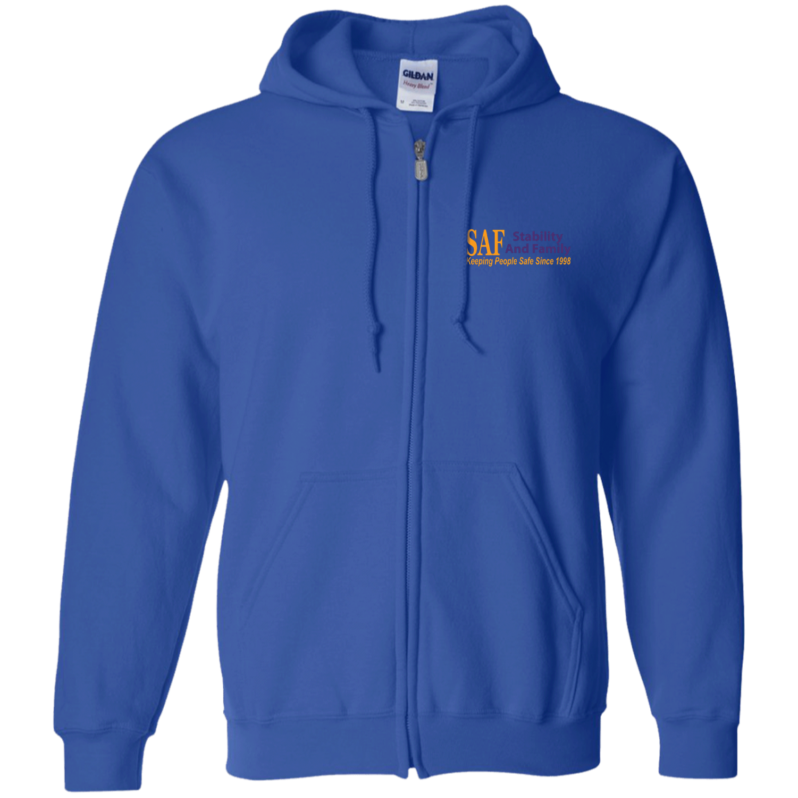 SAF - Zip Up Hooded Sweatshirt