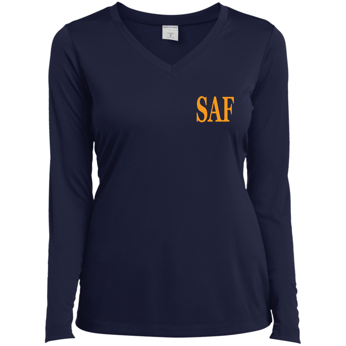 SAF - Ladies’ Long Sleeve Performance V-Neck Tee