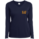 SAF - Ladies’ Long Sleeve Performance V-Neck Tee