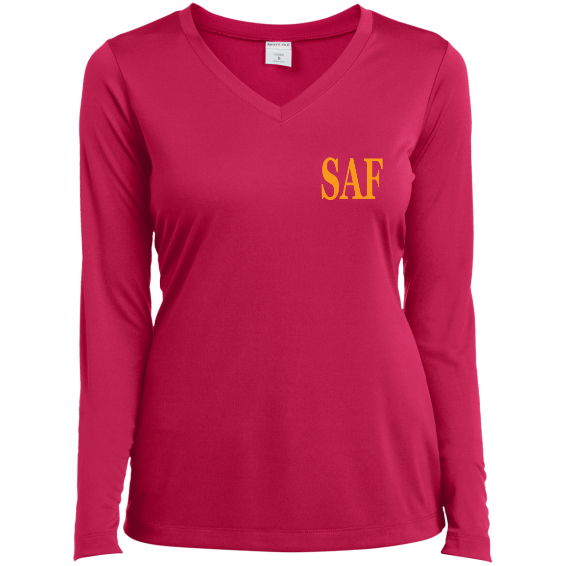 SAF - Ladies’ Long Sleeve Performance V-Neck Tee