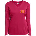 SAF - Ladies’ Long Sleeve Performance V-Neck Tee