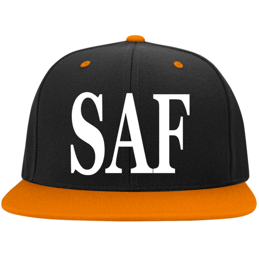 SAF - Flat Bill High-Profile Snapback Hat