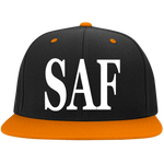 SAF - Flat Bill High-Profile Snapback Hat