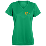 SAF - Ladies’ Moisture-Wicking V-Neck Tee