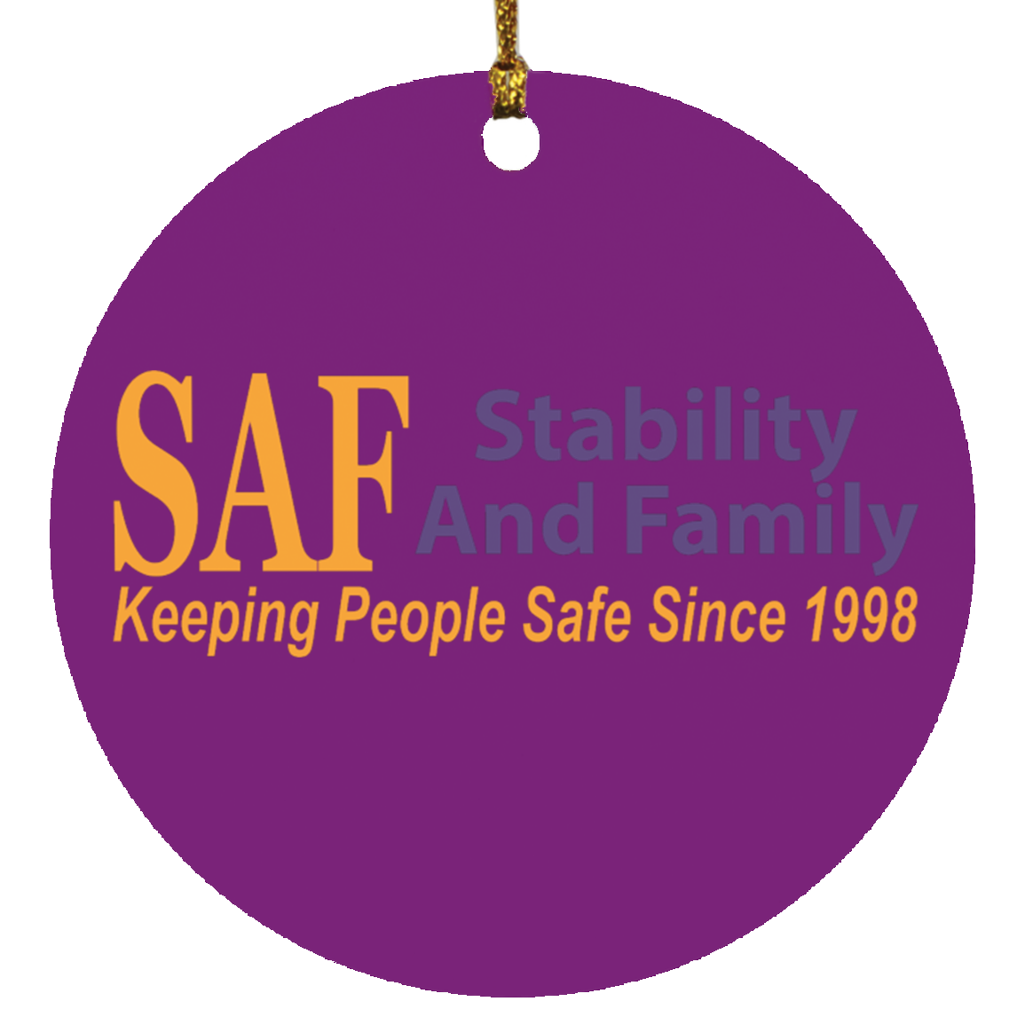 SAF - Circle Ornament